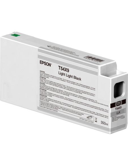 C13T54X900 - Cartouche d'encre originale Epson T54X9 Gris clair 350 ml - UltraChrome HDX/HD
