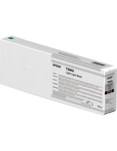 C13T55K900 - Cartouche d'encre originale Epson T55K9 Gris clair 700 ml - UltraChrome HDX/HD