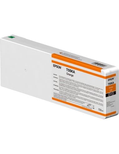 C13T55KA00 - Cartouche d'encre originale Epson T55KA Orange 700 ml - UltraChrome HDX/HD