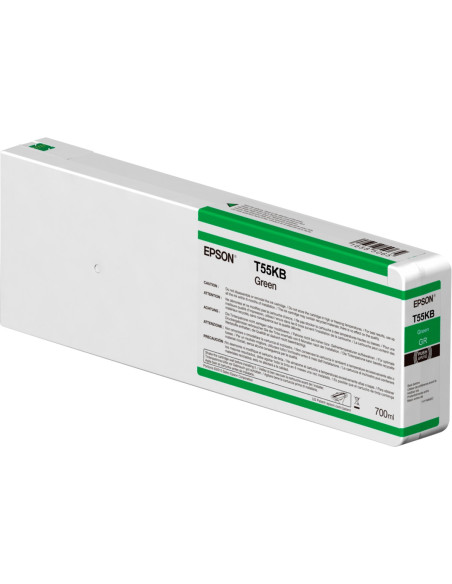 C13T55KB00 - Cartouche d'encre originale Epson T55KB Vert 700 ml - UltraChrome HDX/HD