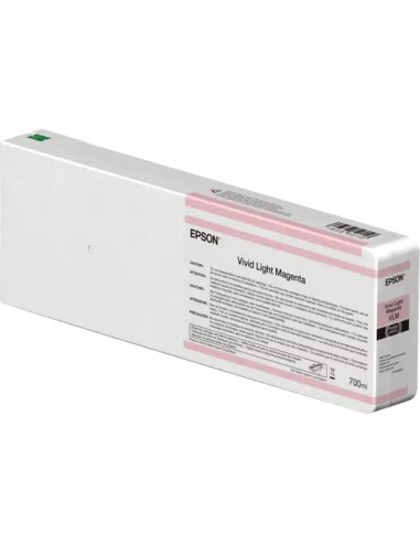 C13T55K60N - Cartouche d'encre originale Epson T55K6 Vivid Magenta clair 700 ml - UltraChrome HDX/HD