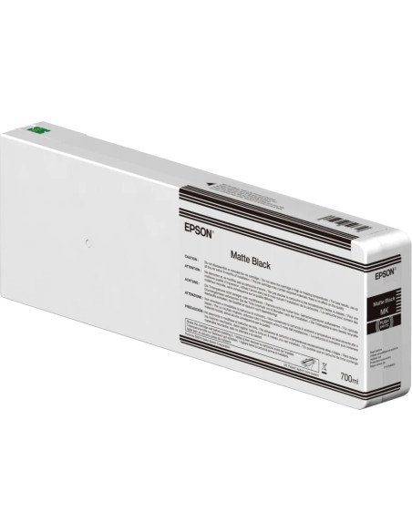 C13T55K80N - Cartouche d'encre originale Epson T55K8 Noir mat 700 ml - UltraChrome HDX/HD