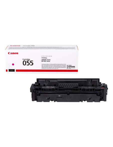 3014C002 - Toner original Canon 055 Magenta - LBP663Cdw, LBP664Cx, MF742Cdw, MF744Cdw, MF746Cx - 2 100 pages