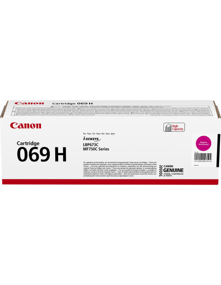 5096C002 - Toner original Canon 069H Magenta - LBP673Cdw, MF752Cdw, MF754Cdw - 5 500 pages