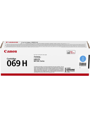 5097C002 - Toner original Canon 069H Cyan - LBP673Cdw, MF752Cdw, MF754Cdw - 5 500 pages
