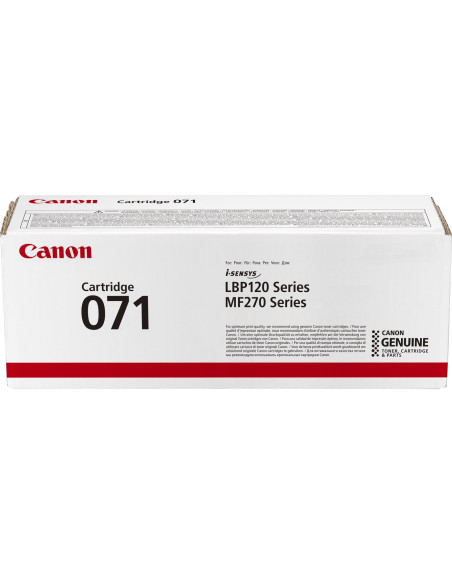 5645C002 - Toner original Canon 071 Noir - LBP122dw, MF272dw, MF275dw - 1 200 pages