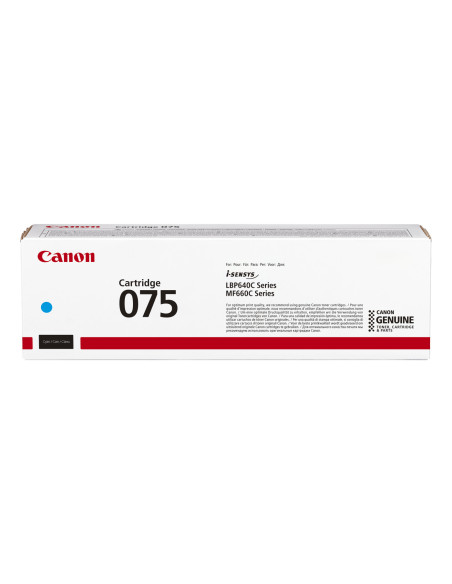 6364C002 - Toner original Canon 075 Cyan - LBP646Cdw, LBP647Cdw, MF662Cdw, MF663Cdw, MF665Cdw - 1 300 pages
