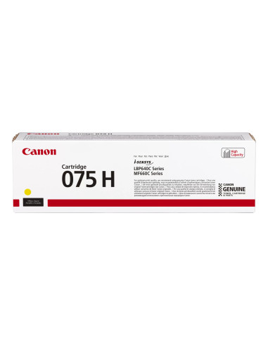 6366C002 - Toner original Canon 075H Jaune - LBP646Cdw, LBP647Cdw, MF662Cdw, MF663Cdw, MF665Cdw - 2 500 pages