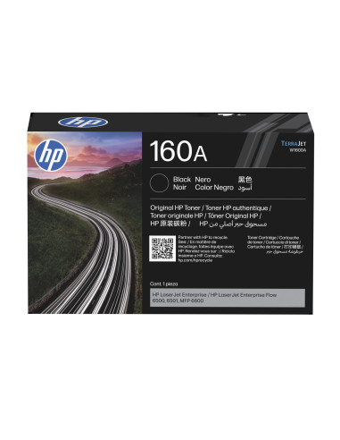 W1600A - Toner original HP 160A Noir - LaserJet Enterprise 6500, 6501 et MFP 6600 - 10 500 pages