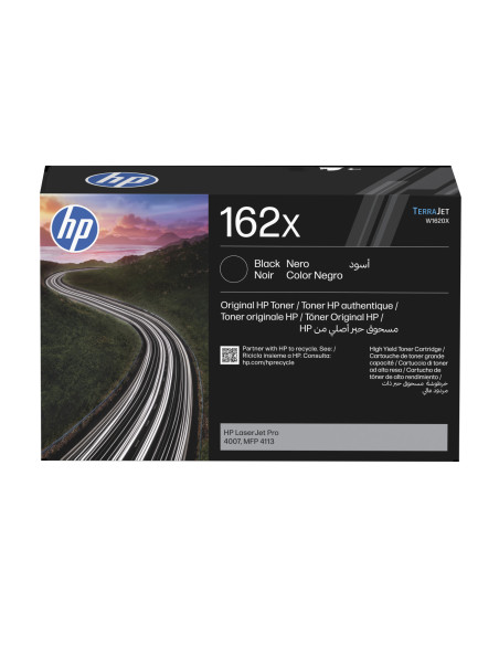 W1620X - Toner original HP 162X Noir - LaserJet Pro 4007 et MFP 4113 - 10 000 pages