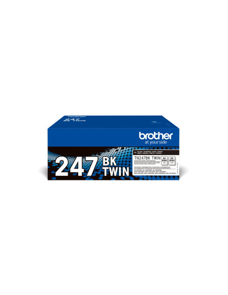 TN-247BKTWIN - Pack de 2 toners originaux Brother TN-247BKTWIN Noir - 3 000 pages