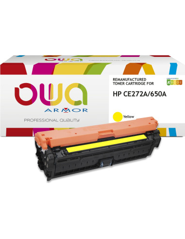 Pack 4 toners OWA Armor compatibles HP 650A pour Color LaserJet CP5525 et Enterprise M750
