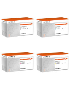Pack 4 toners compatibles Prindo HP 415A pour Color LaserJet Pro M454 et MFP M479