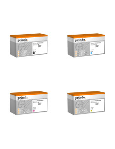 Pack 4 toners compatibles Prindo HP 508X haute capacité pour Color LaserJet Enterprise M552, M553 et MFP M577