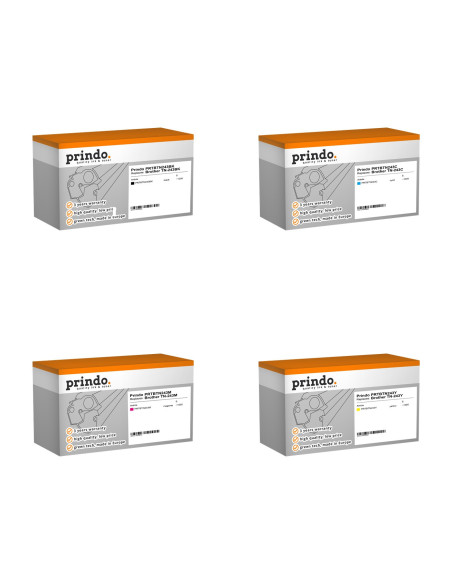 Pack 4 toners compatibles Prindo Brother TN-243 pour HL-L3210 à L3270, DCP-L3510, L3550 et MFC-L3710 à L3770