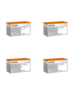 Pack 4 toners compatibles Prindo Lexmark 802X haute capacité pour CX510de, CX510dhe et CX510dthe