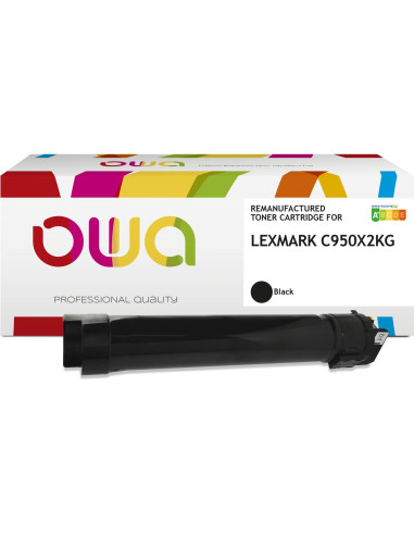 Pack 4 toners OWA Armor compatibles Lexmark C950X2 haute capacité pour C950de