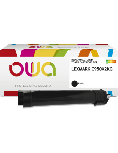 Pack 4 toners OWA Armor compatibles Lexmark C950X2 haute capacité pour C950de