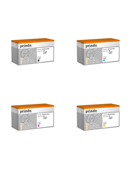 Pack 4 toners compatibles Prindo HP 508A pour Color LaserJet Enterprise M552, M553 et MFP M577