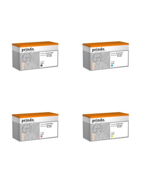 Pack 4 toners compatibles Prindo Brother TN-426 haute capacité pour HL-L8360 et MFC-L8900
