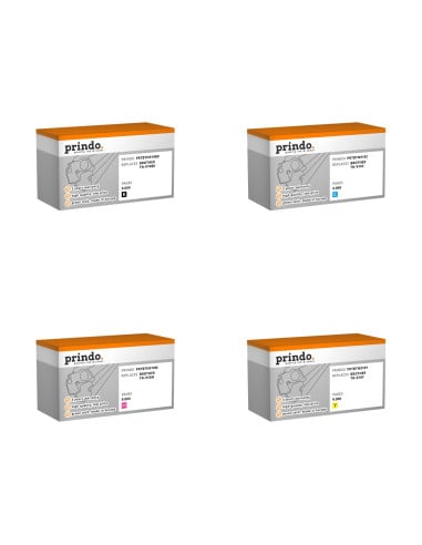 Pack 4 toners compatibles Prindo Brother TN-910 haute capacité pour HL-L9310 et MFC-L9570