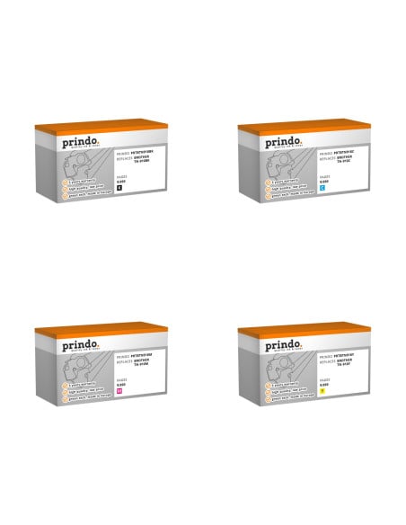 Pack 4 toners compatibles Prindo Brother TN-910 haute capacité pour HL-L9310 et MFC-L9570