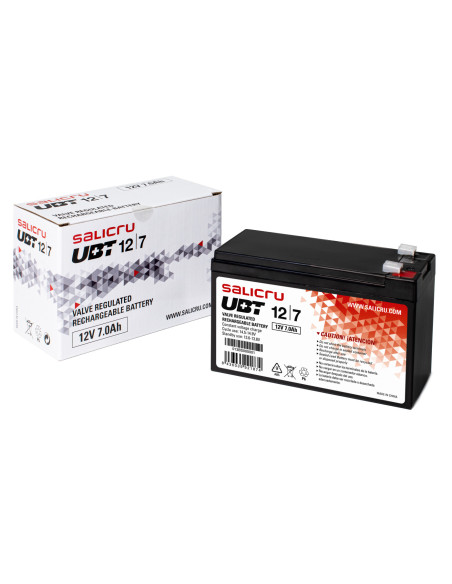 013BS000001 - Batterie plomb étanche 12 V 7 Ah Salicru UBT 12/7 pour onduleur
