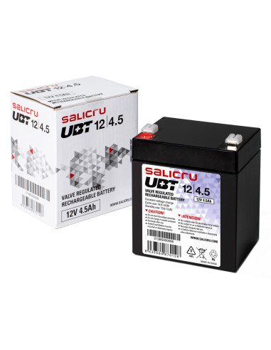 013BS000006 - Batterie plomb étanche 12 V 4,5 Ah Salicru UBT 12/4,5 pour onduleur