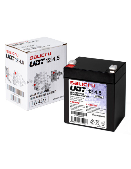 013BS000006 - Batterie plomb étanche 12 V 4,5 Ah Salicru UBT 12/4,5 pour onduleur
