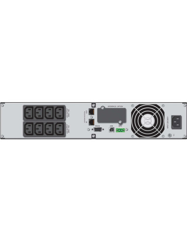 10120028 - Onduleur PowerWalker VI 2000 RT HID 2000 VA / 1800 W, line-interactive, rack/tour 2U, 8 prises IEC C13
