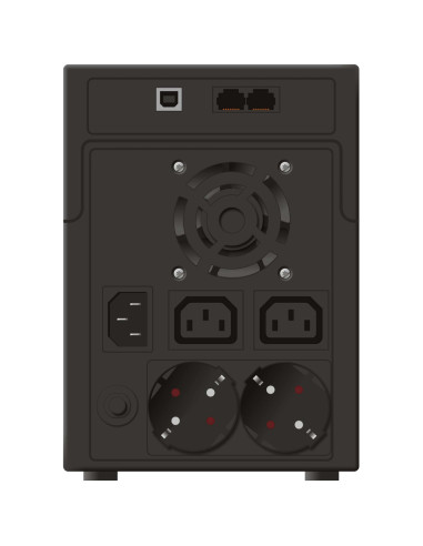 10120098 - Onduleur PowerWalker VI 2200 SHL 2200 VA / 1200 W, line-interactive, prises 2 Schuko + 2 IEC C13