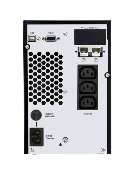 10120177 - Onduleur PowerWalker VFI 1000 C LCD 1000 VA / 800 W, on-line double conversion, 3 prises IEC C13