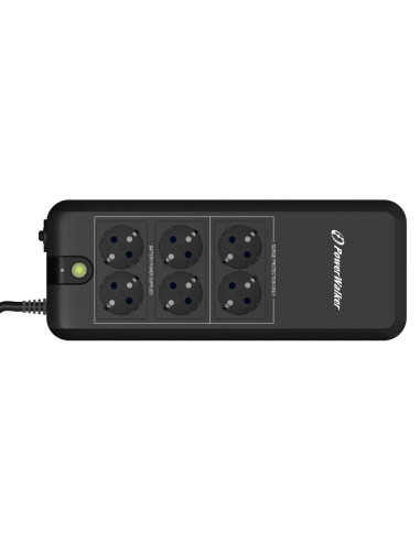 10120410 - Onduleur PowerWalker VFD 600 APFC 600 VA / 300 W, off-line, format multiprise, 4 prises Schuko
