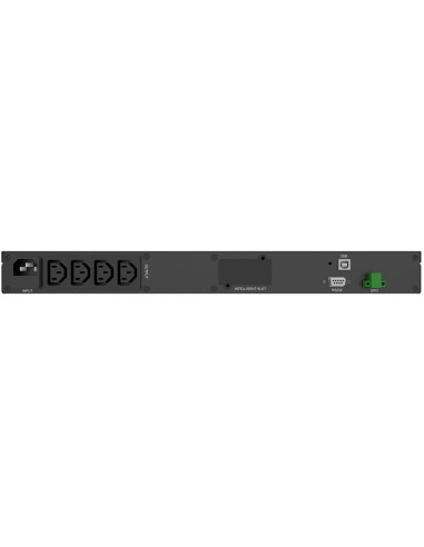 10121049 - Onduleur PowerWalker VI 1000 R1U 1000 VA / 600 W, line-interactive, rack 1U, 4 prises IEC C13