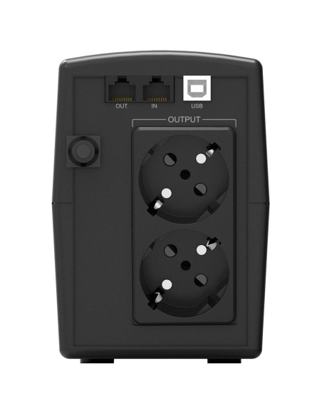 10121073 - Onduleur PowerWalker Basic VI 800 STL 800 VA / 480 W, line-interactive, 2 prises Schuko