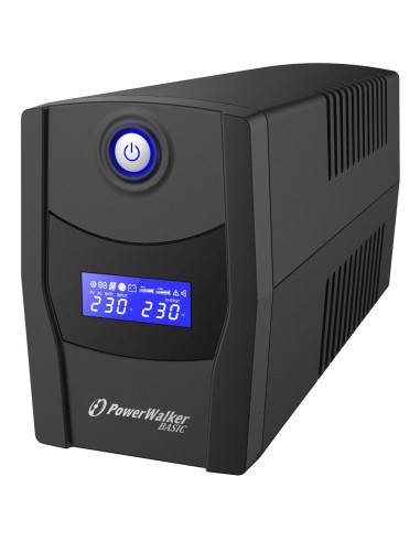 10121074 - Onduleur PowerWalker Basic VI 1000 STL 1000 VA / 600 W, line-interactive, 2 prises Schuko