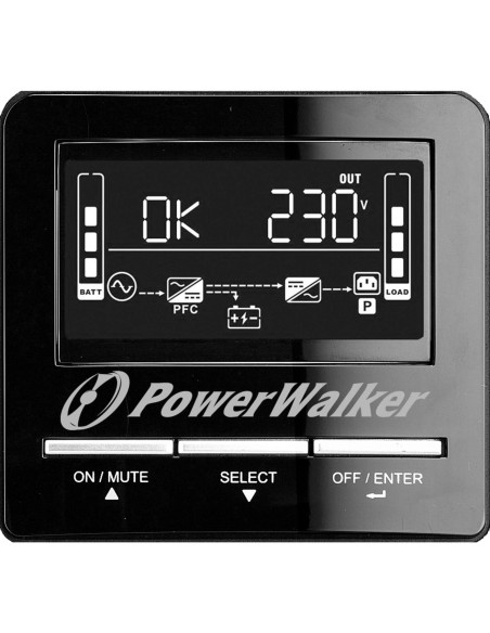 10121104 - Onduleur PowerWalker VI 2000 CW IEC 2000 VA / 1400 W, line-interactive, 8 prises IEC C13