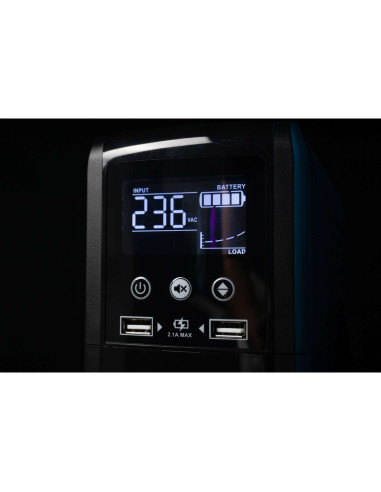 10121113 - Onduleur PowerWalker VI 1200 CSW 1200 VA / 720 W, line-interactive, 2 prises Schuko