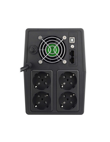 10121143 - Onduleur PowerWalker VI 2000 SCL 2000 VA / 1200 W, line-interactive, 4 prises Schuko