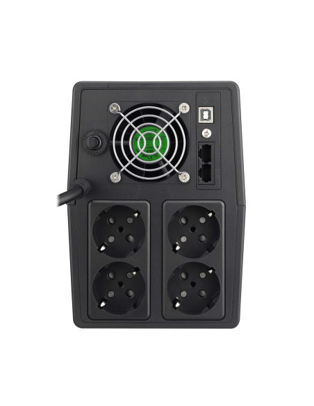 10121143 - Onduleur PowerWalker VI 2000 SCL 2000 VA / 1200 W, line-interactive, 4 prises Schuko