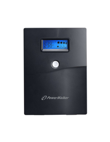 10121144 - Onduleur PowerWalker VI 3000 SCL 3000 VA / 1800 W, line-interactive, 4 prises Schuko