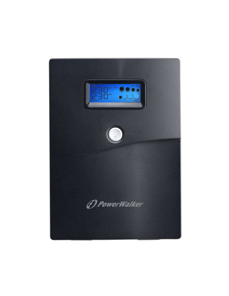 10121144 - Onduleur PowerWalker VI 3000 SCL 3000 VA / 1800 W, line-interactive, 4 prises Schuko
