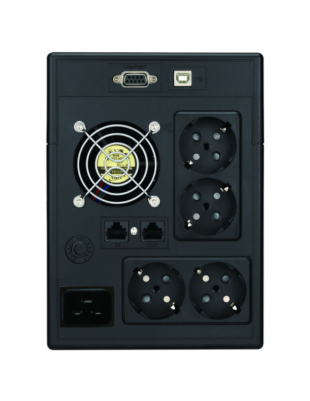 10121144 - Onduleur PowerWalker VI 3000 SCL 3000 VA / 1800 W, line-interactive, 4 prises Schuko