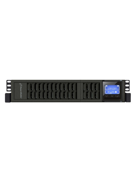 10122000 - Onduleur PowerWalker VFI 1000 CRM LCD 1000 VA / 800 W, on-line double conversion, rack/tour 2U, 3 prises IEC C13