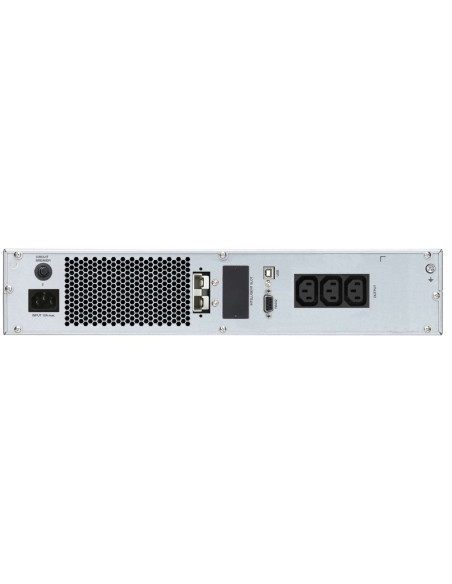 10122000 - Onduleur PowerWalker VFI 1000 CRM LCD 1000 VA / 800 W, on-line double conversion, rack/tour 2U, 3 prises IEC C13