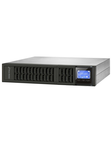 10122001 - Onduleur PowerWalker VFI 2000 CRM LCD 2000 VA / 1600 W, on-line double conversion, rack/tour 2U, 4 prises IEC C13