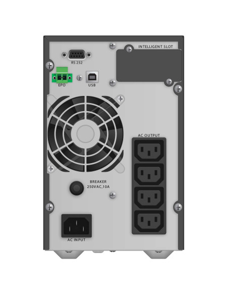10122041 - Onduleur PowerWalker VFI 1000 TG 1000 VA / 900 W, on-line double conversion, 4 prises IEC C13