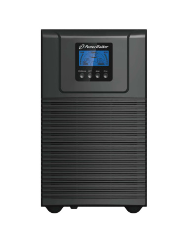 10122100 - Onduleur PowerWalker VFI 3000 TGB 3000 VA / 2700 W, on-line double conversion, prises 4 IEC C13 + 1 IEC C19