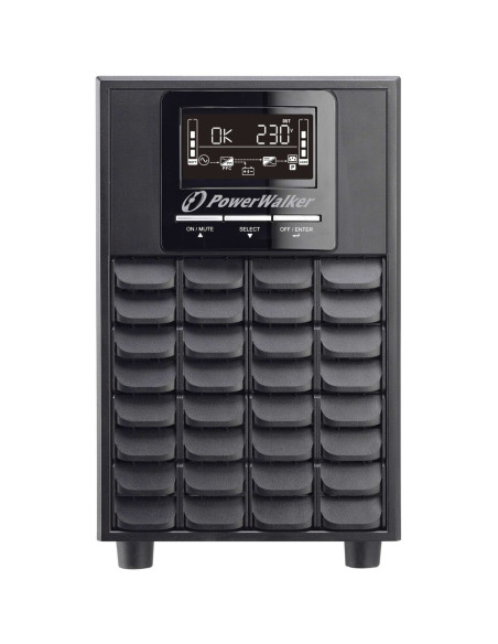 10122109 - Onduleur PowerWalker VFI 1500 CG PF1 1500 VA / 1500 W, on-line double conversion, 4 prises IEC C13