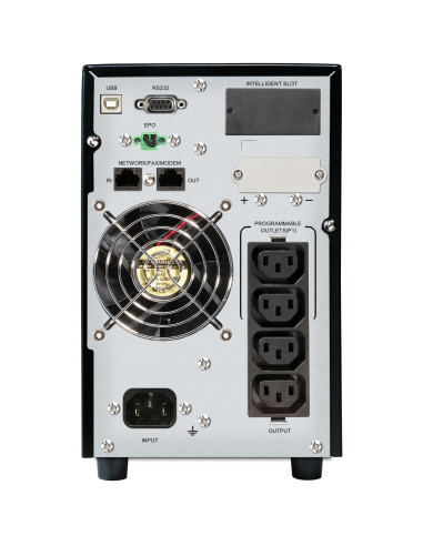 10122109 - Onduleur PowerWalker VFI 1500 CG PF1 1500 VA / 1500 W, on-line double conversion, 4 prises IEC C13